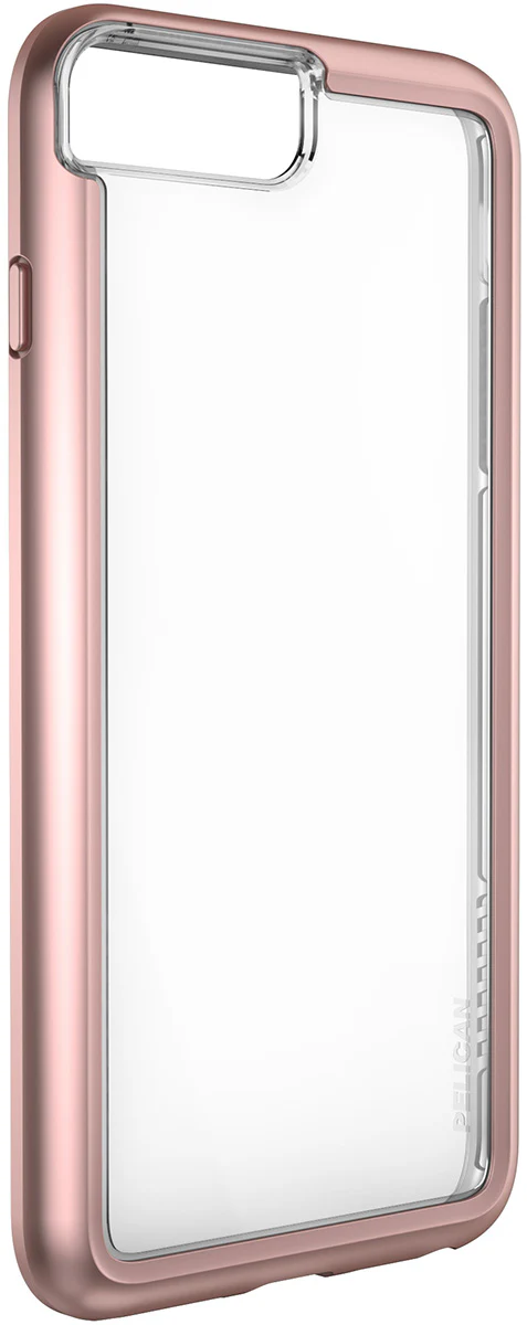 Adventurer Case for Apple iPhone 6 / 6s / 7 / 8 Plus - Clear Metallic Rose Gold - Image 3