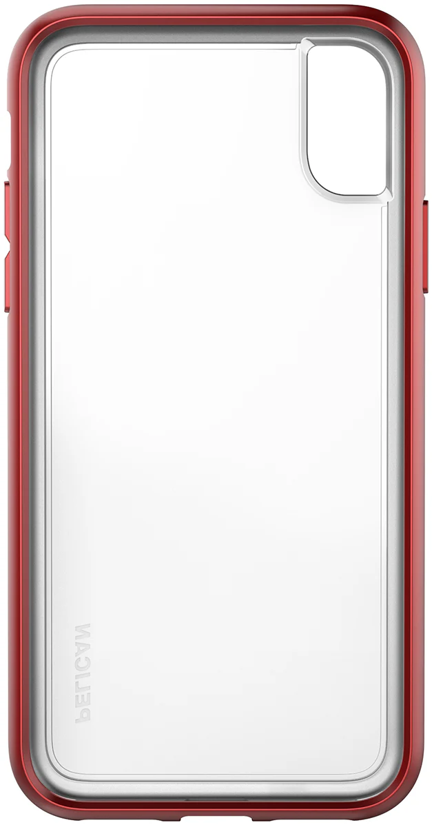 Adventurer Case for Apple iPhone X - Clear Metallic Red - Image 4
