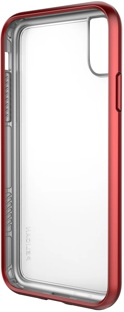 Adventurer Case for Apple iPhone X - Clear Metallic Red - Image 5