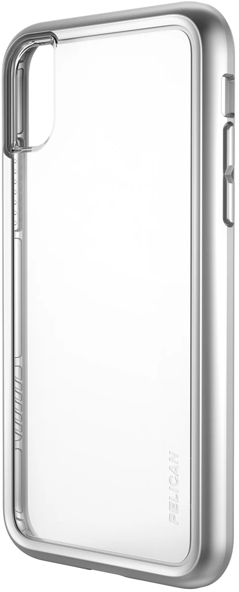 Adventurer Case for Apple iPhone X / Xs - Clear Metallic Silver - Image 3