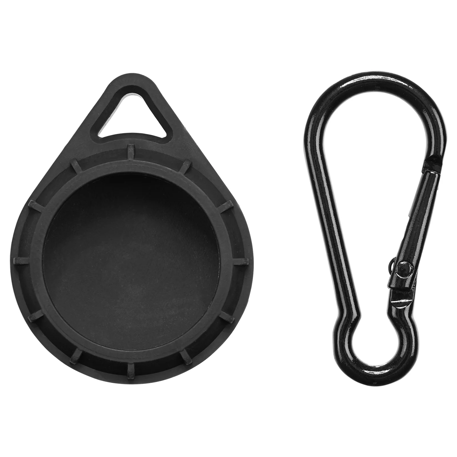Protector AirTag Case With Carabiner Clip - Black - Image 5