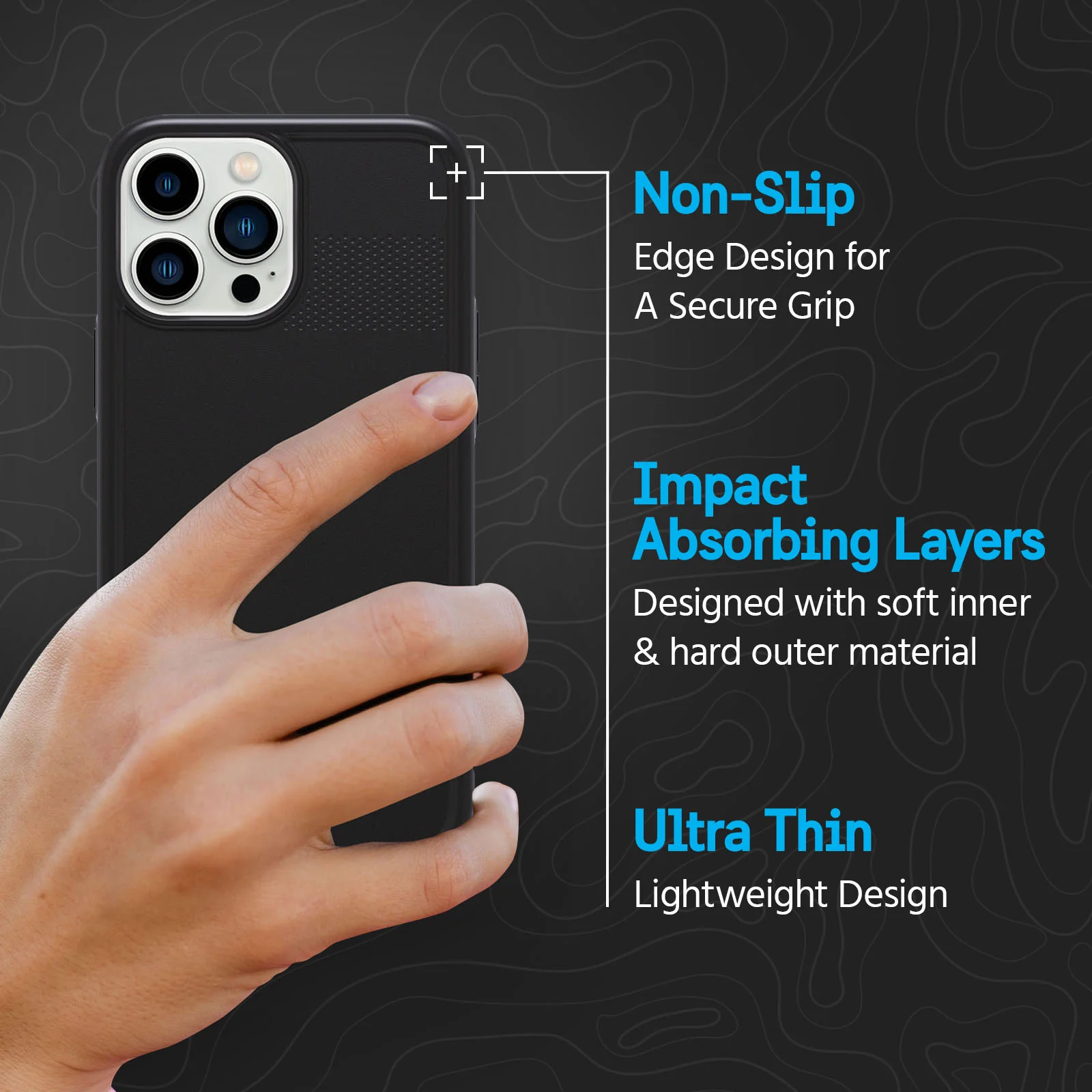 Protector w/ MagSafe® for iPhone 14 - Black - Image 3