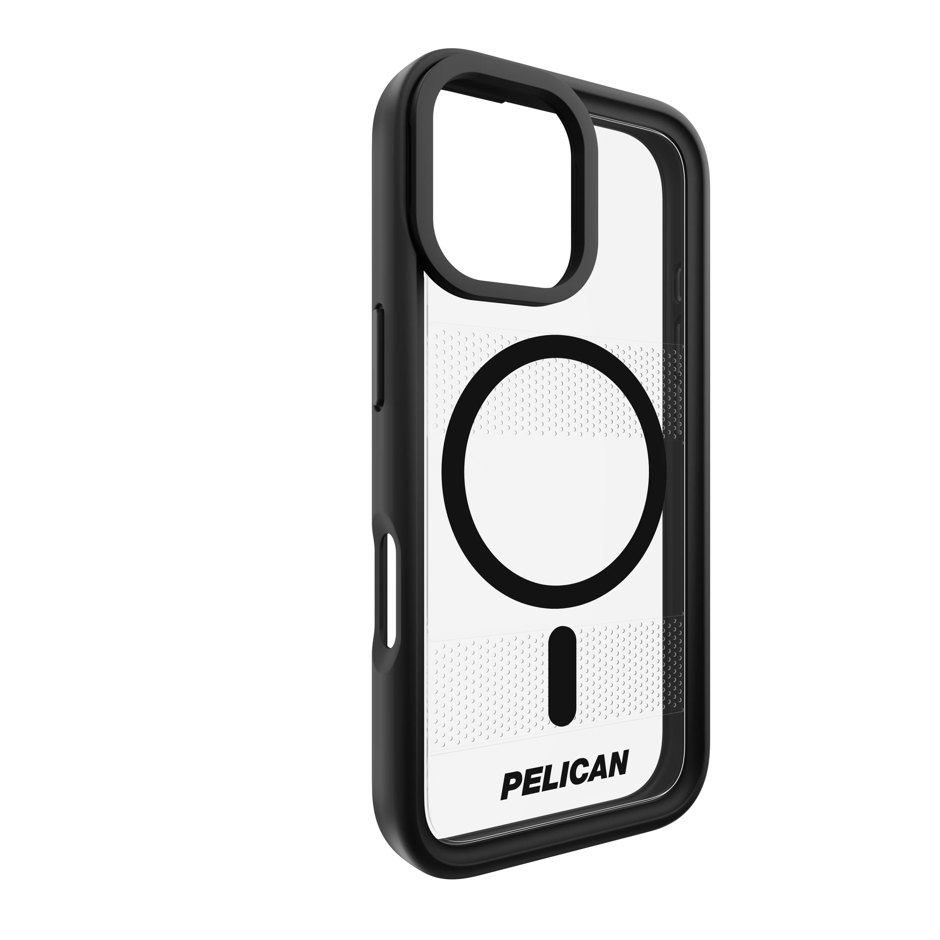 Protector (MagSafe) w/ Stand for Apple iPhone 17 - Clear Black - Image 3