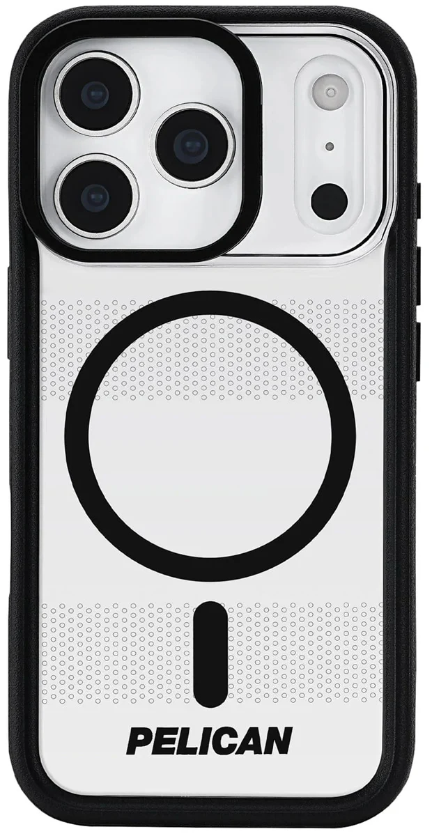 Protector (MagSafe) w/ Stand for Apple iPhone 17 Pro - Clear Black