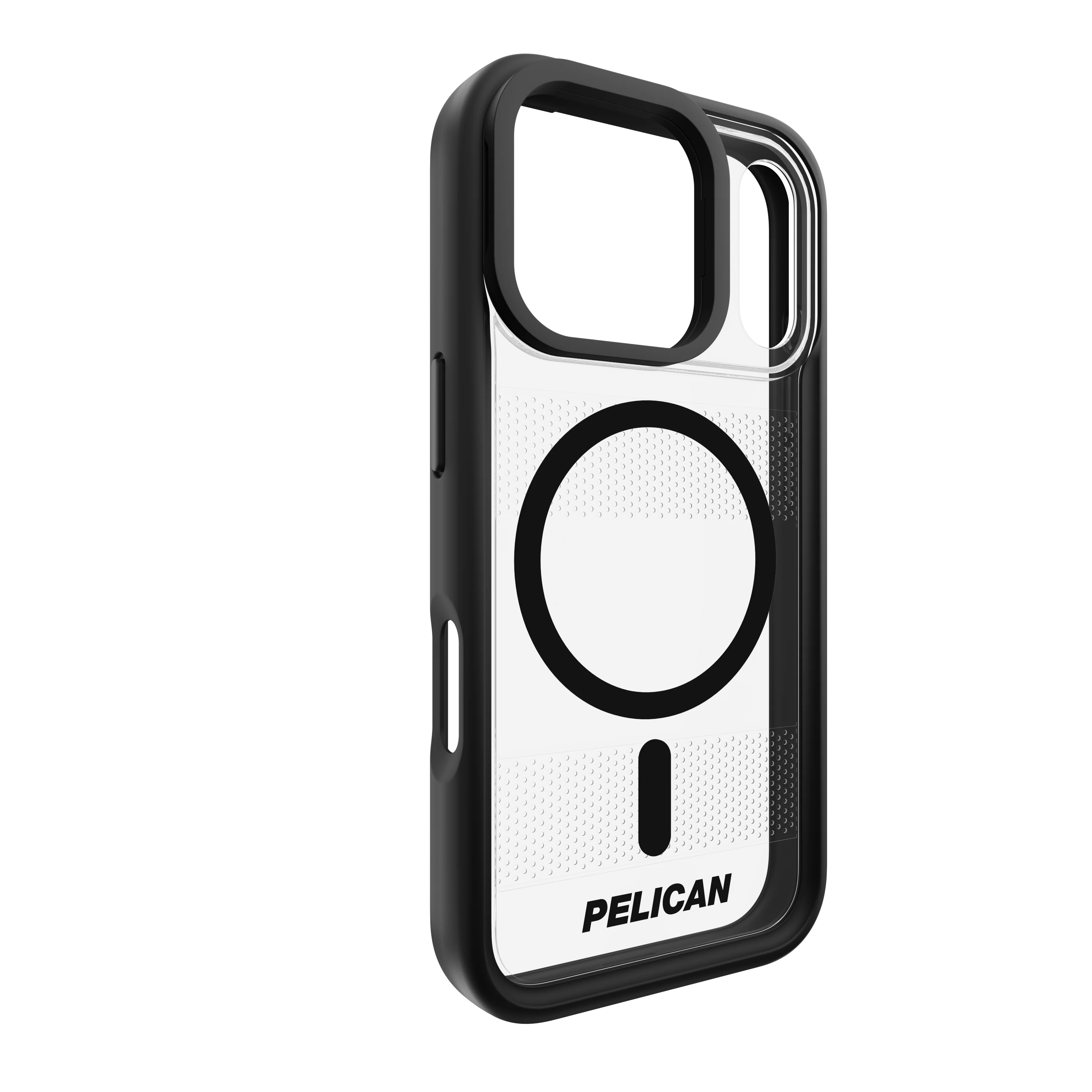 Protector (MagSafe) w/ Stand for Apple iPhone 17 Pro Max - Clear Black - Image 3