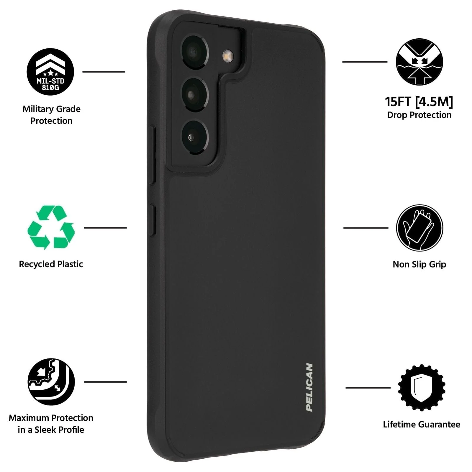 Ranger Case for Samsung Galaxy S22 - Black - Image 3
