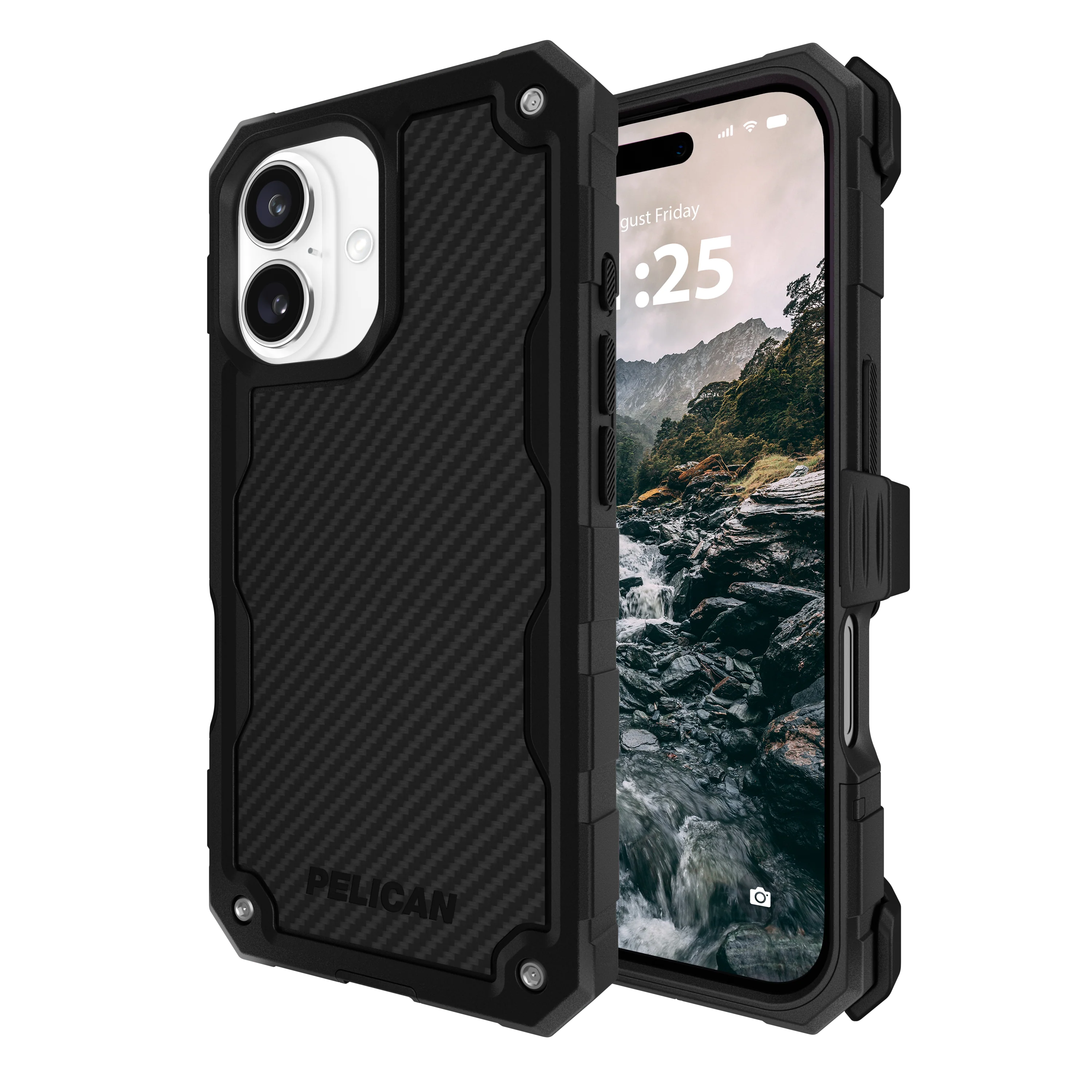 Shield w/ MagSafe® for Apple iPhone 16 - Black Carbon - Image 7