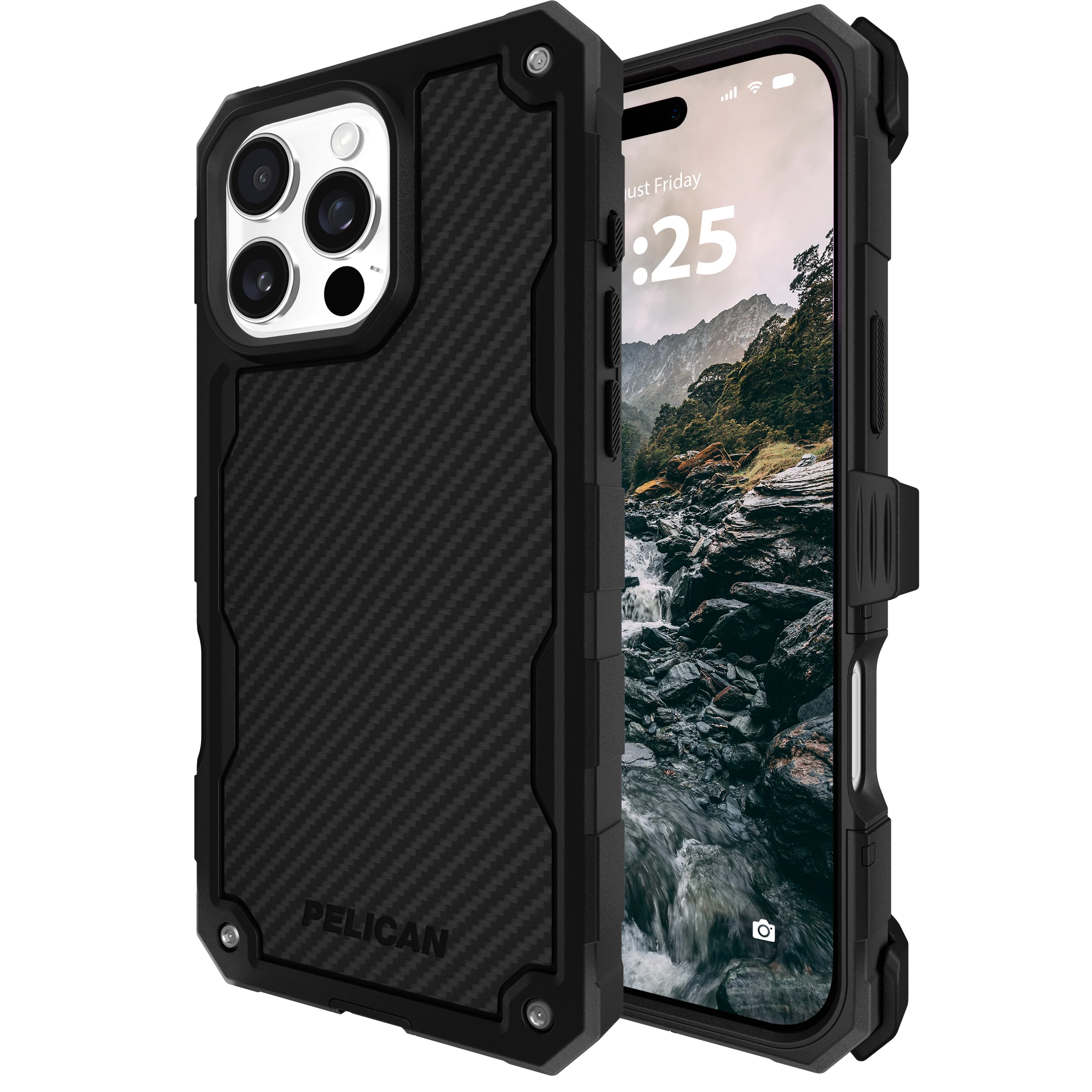 Shield w/ MagSafe® for Apple iPhone 16 Pro Max - Black Carbon - Image 7