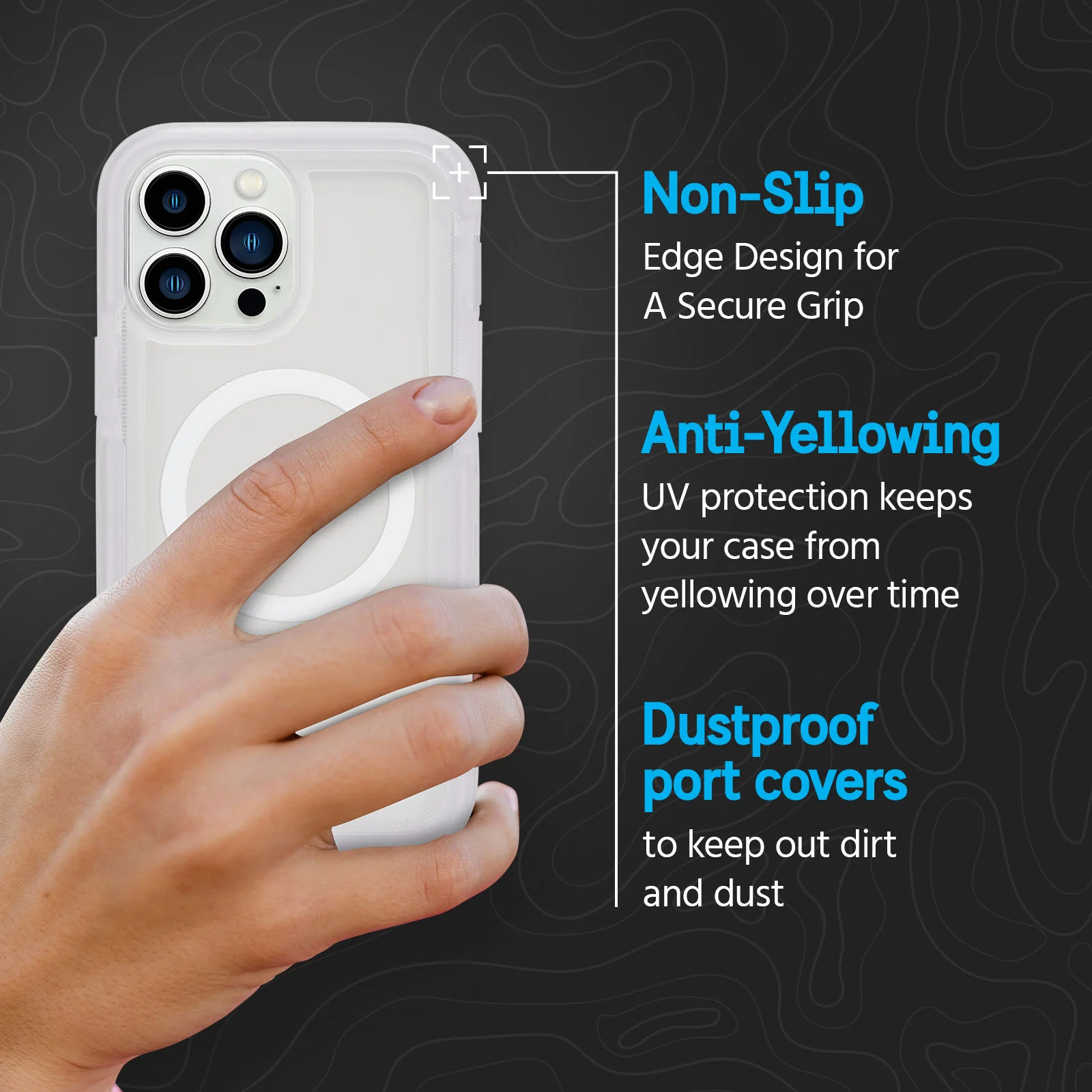 Voyager w/ MagSafe® for iPhone 14 Plus - Clear - Image 4